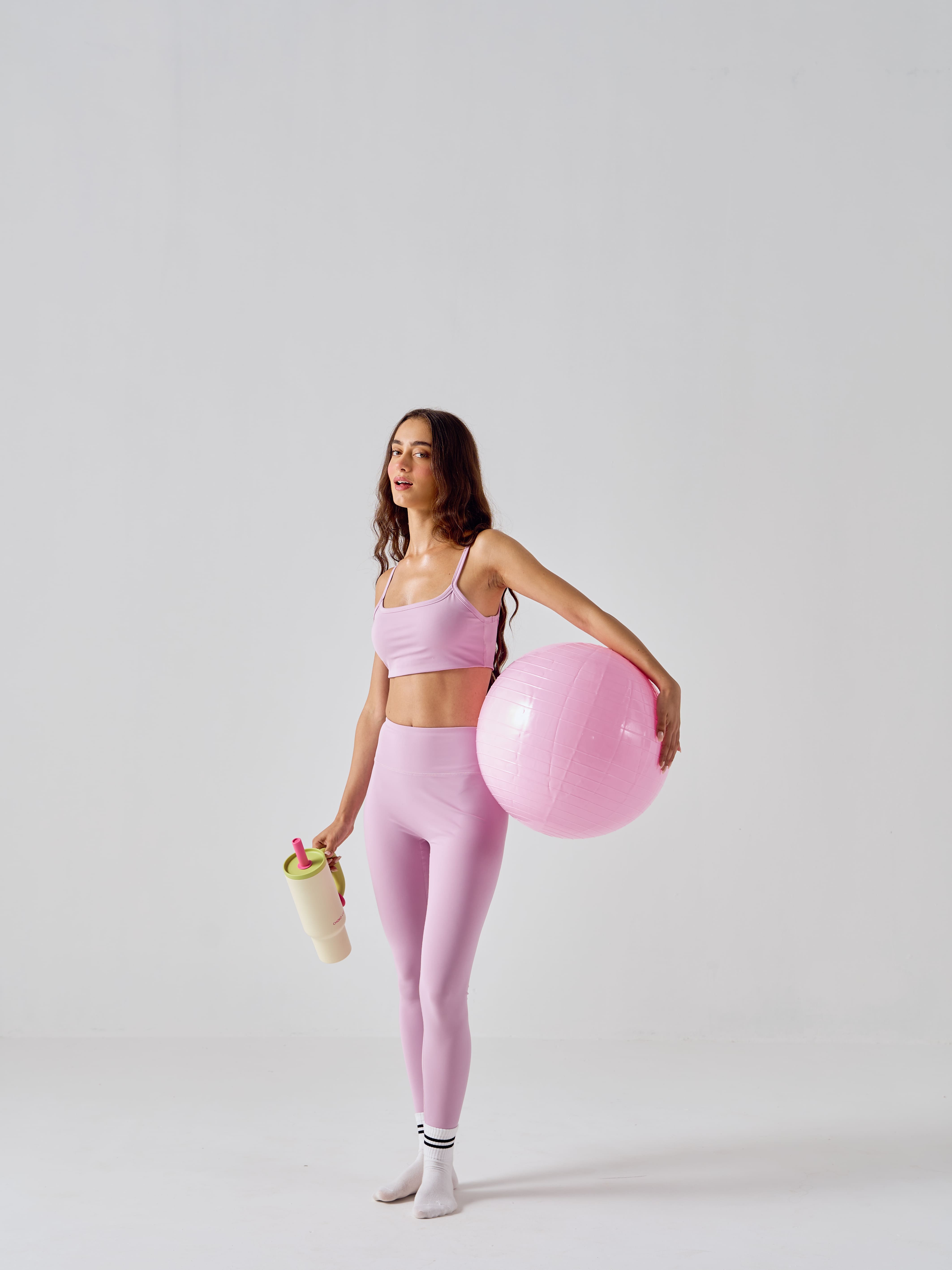 Seamless Gia Sports Bra - Pink