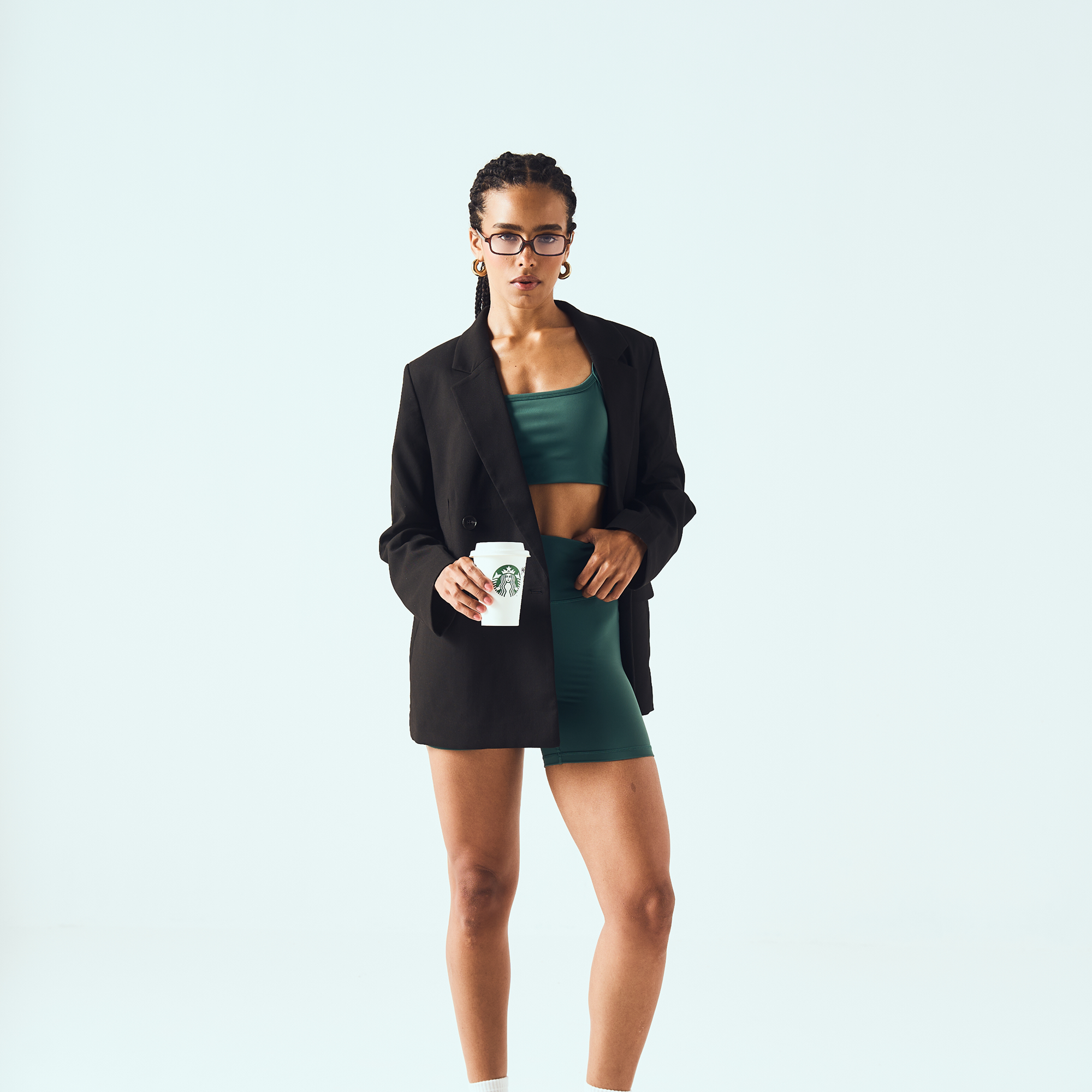 Seamless Form Shorts - Green