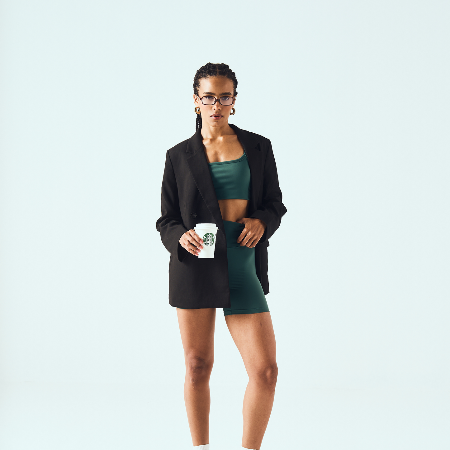 Seamless Form Shorts - Green