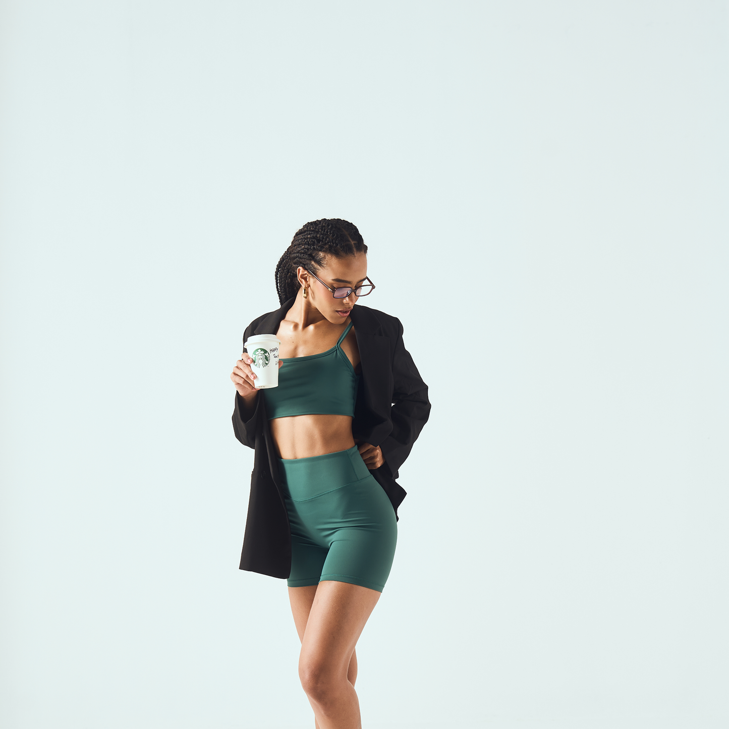 Seamless Form Shorts - Green
