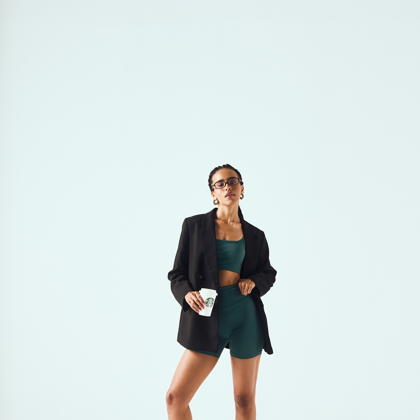 Seamless Form Shorts - Green