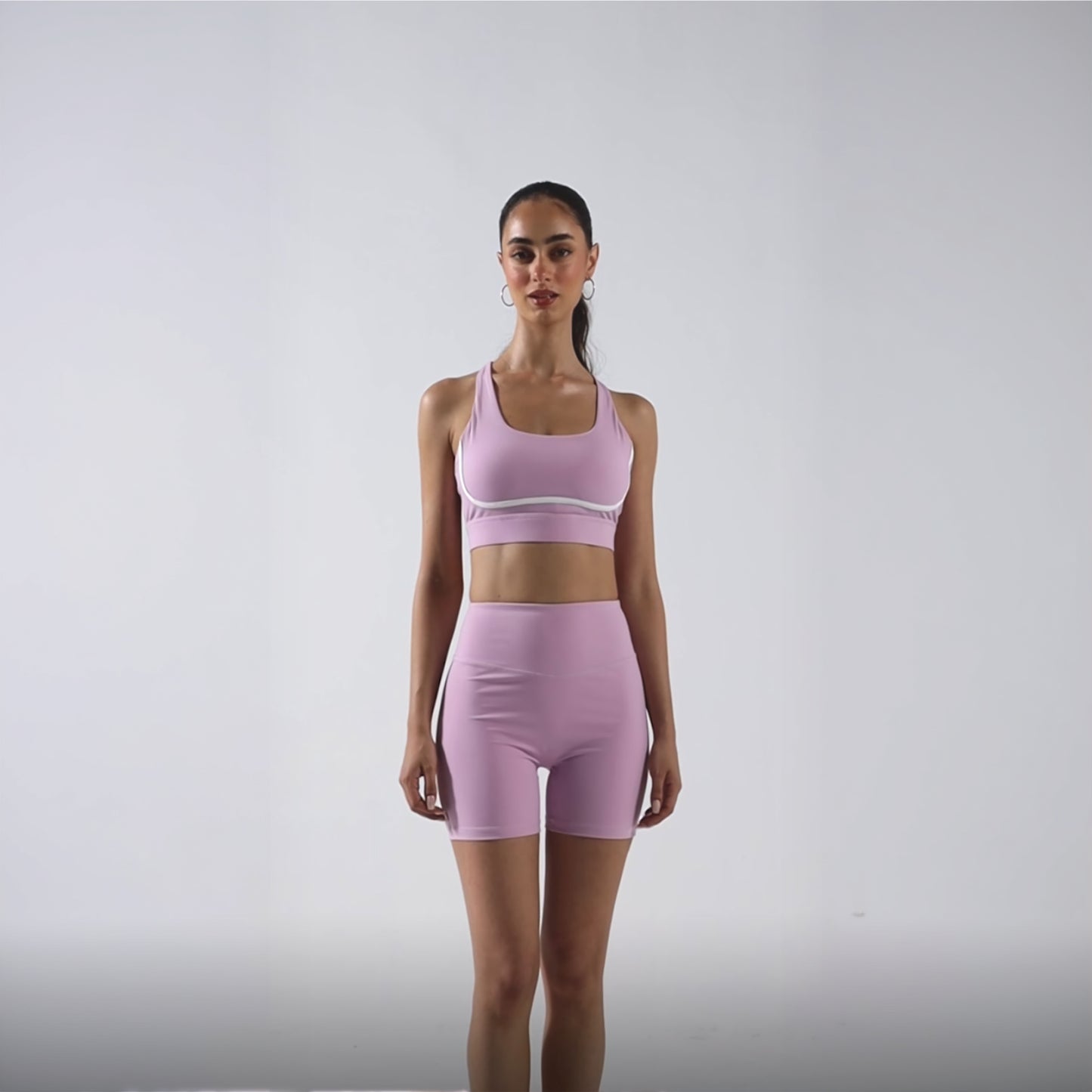 Noa Sports Bra - Parfait Pink