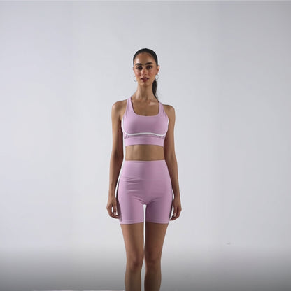 Noa Sports Bra - Parfait Pink