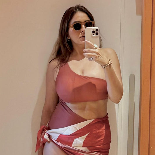 Aruba Cut out One piece - Rust