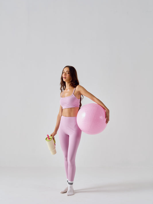 Seamless Gia Sports Bra - Pink