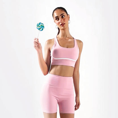 Noa Sports Bra - Parfait Pink