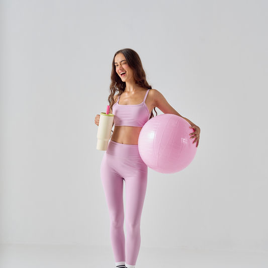Ooana Leggings - Parfait Pink